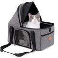 Top-Expandable Cat Carrier with Semi-Open Canopy V139312