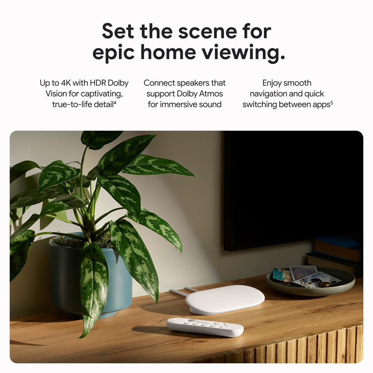 4K Streaming Device with Voice Search Remote 32 GB Storage N60192