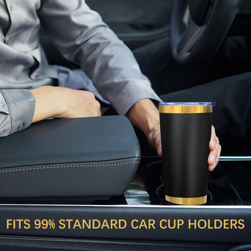 20 oz Insulated Stainless Steel Tumbler, Black, 1 Pack M258