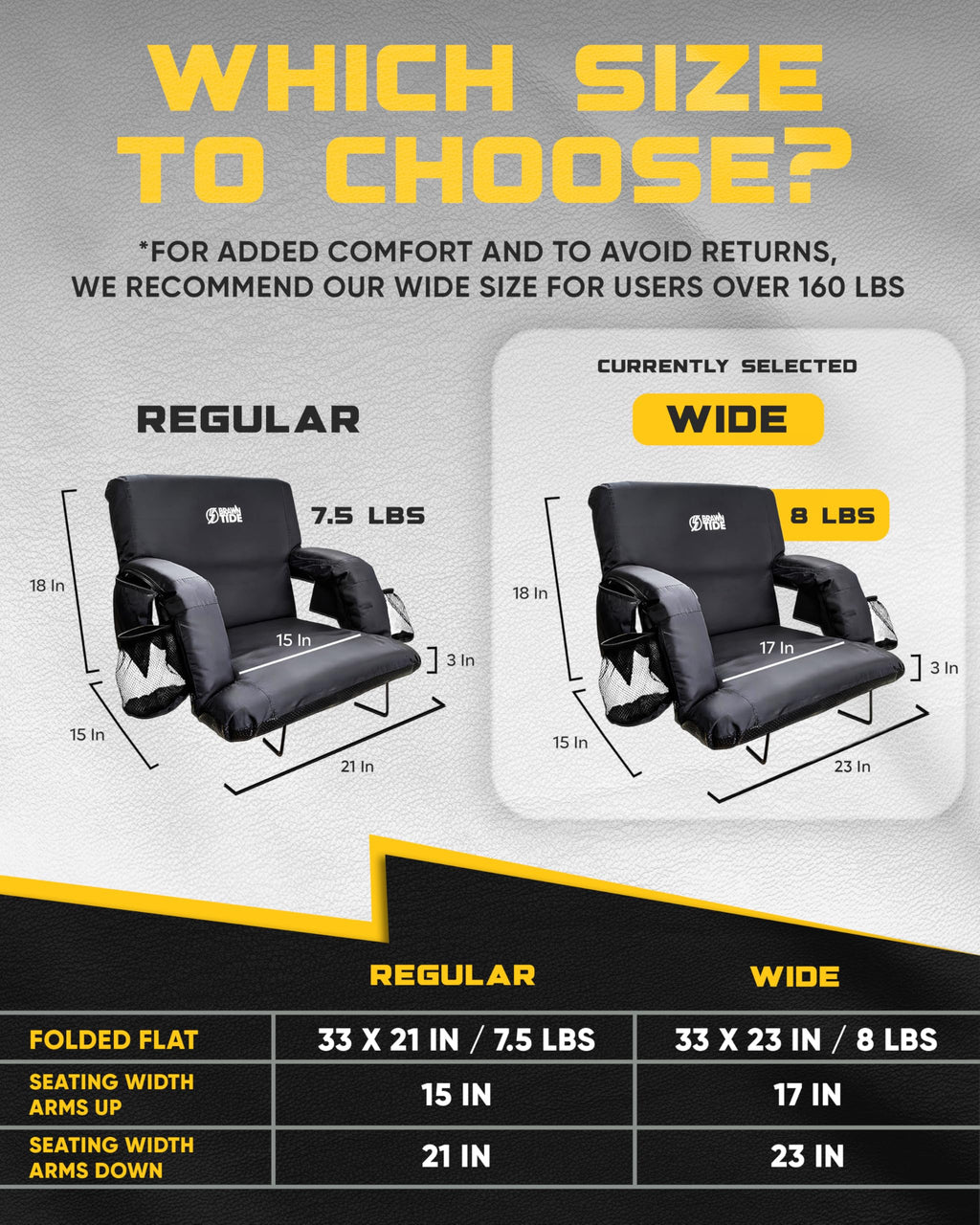Stadium Seat with Back Support K305574