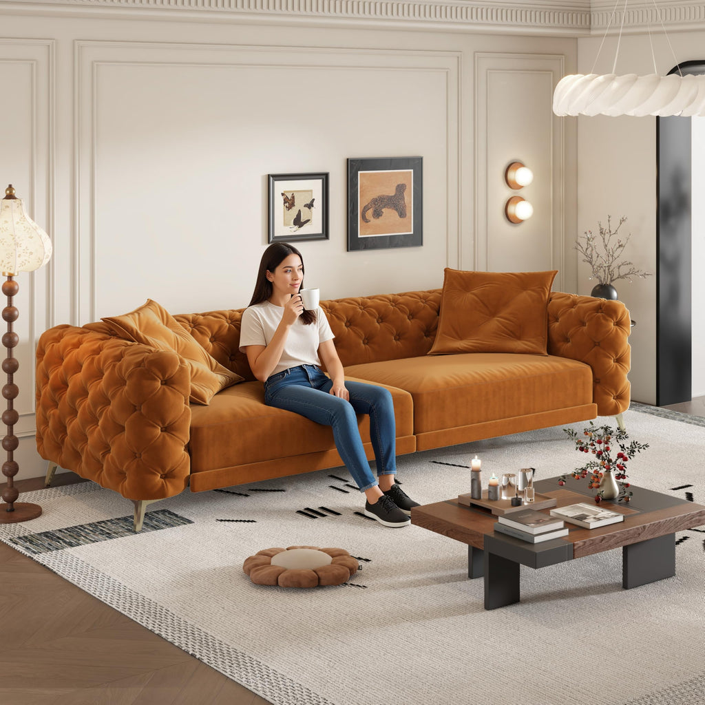 Convertible Sleeper Sofa with Ottoman L106022