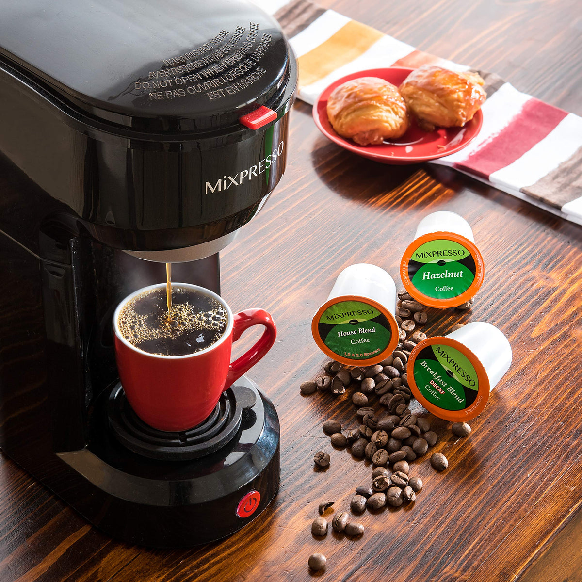 Single Serve Coffee Maker for K Pods & Grounds R742021